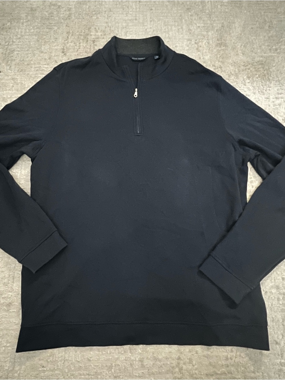Scott Barber 1/4 Zip Sweater 100% Pima Cotton